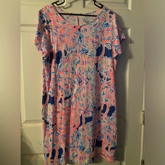 lilly pulitzer head in the sand marlowe dress size xl - Picture 2 of 4
